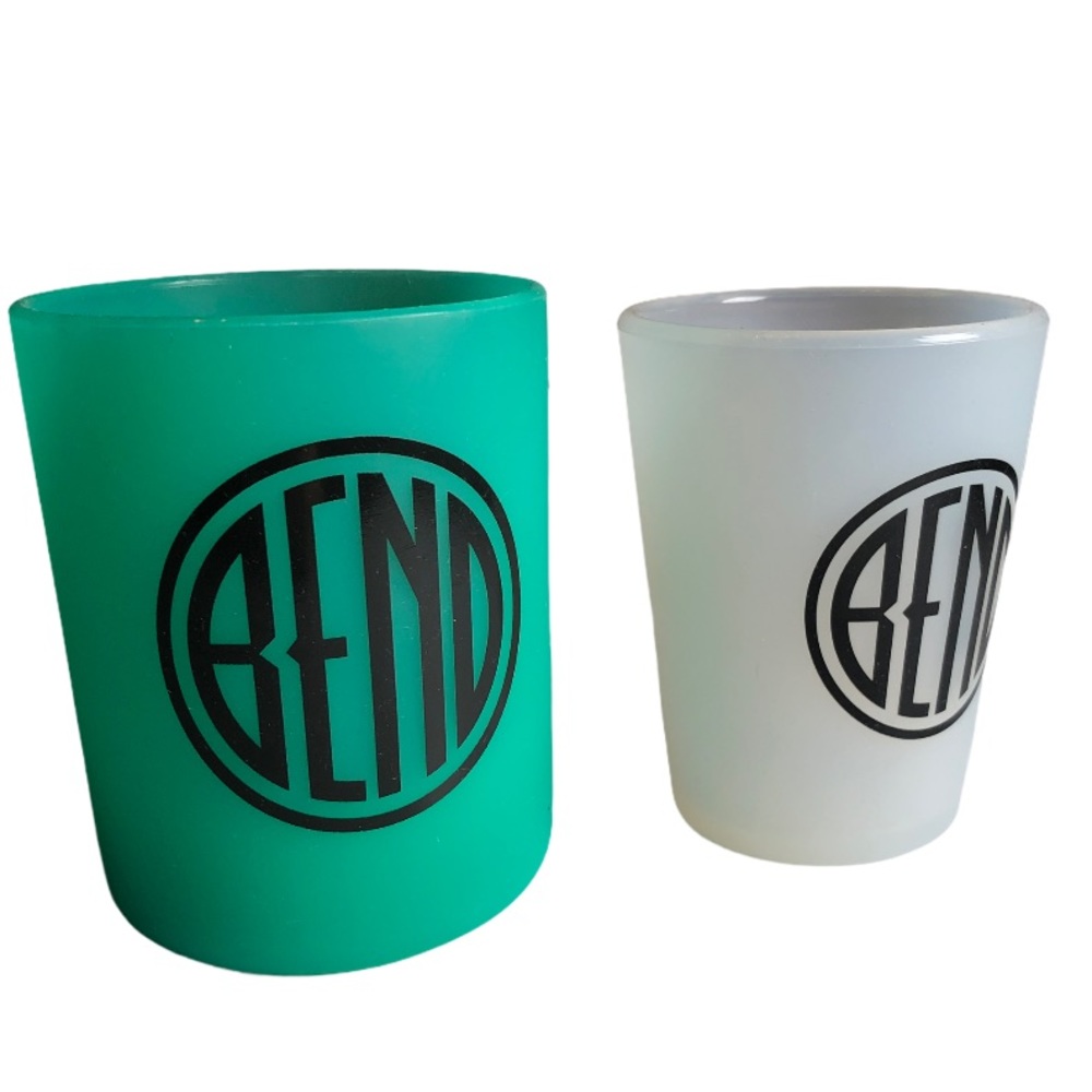 Bend Oregon Silipint Silicone Cup Set 12oz and 8oz